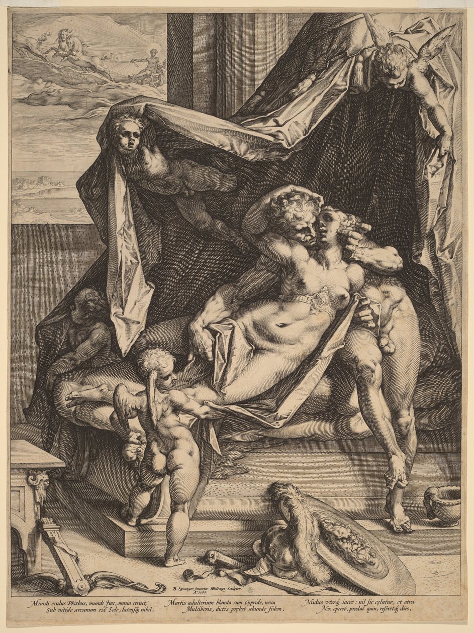 Mars et Vénus - Hendrick Goltzius