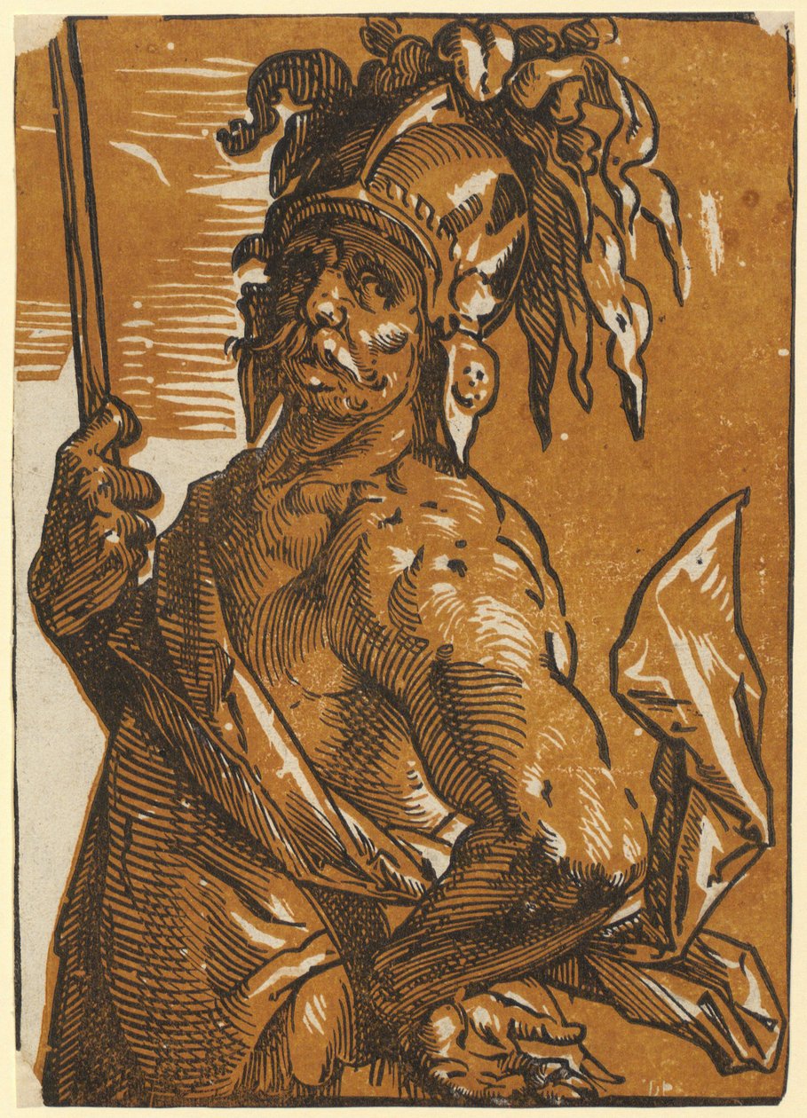 Mars en demi-figure - Hendrick Goltzius