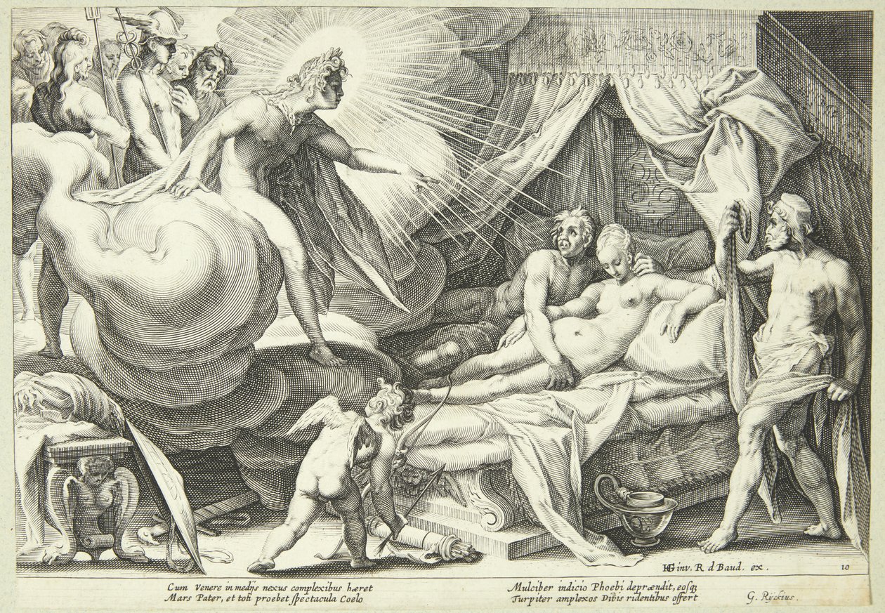Mars et Vénus surpris - Hendrick Goltzius
