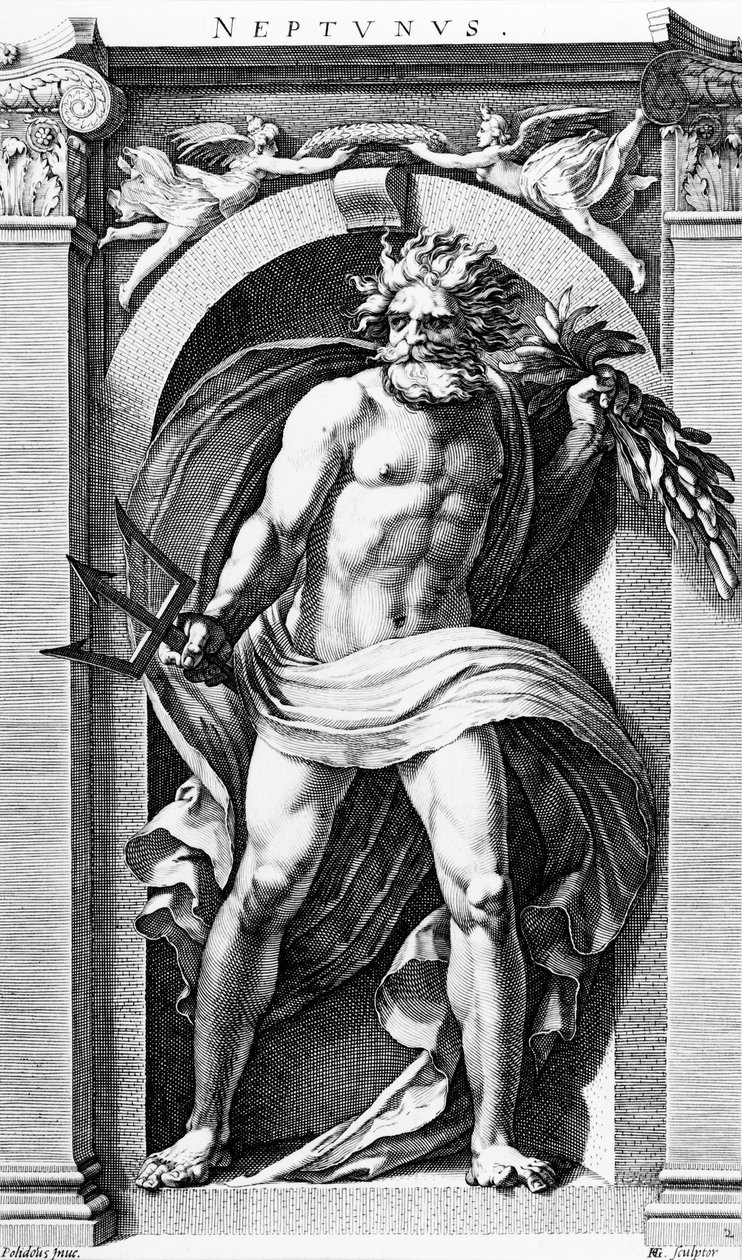 Neptune - Hendrick Goltzius