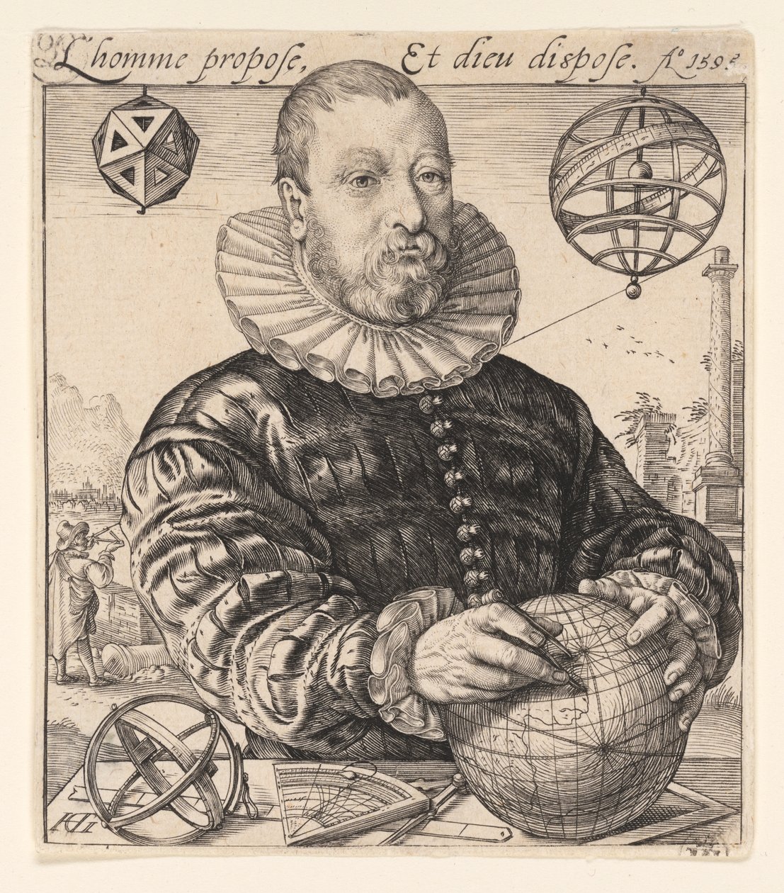 Nicolaus Petri de Deventer - Hendrick Goltzius