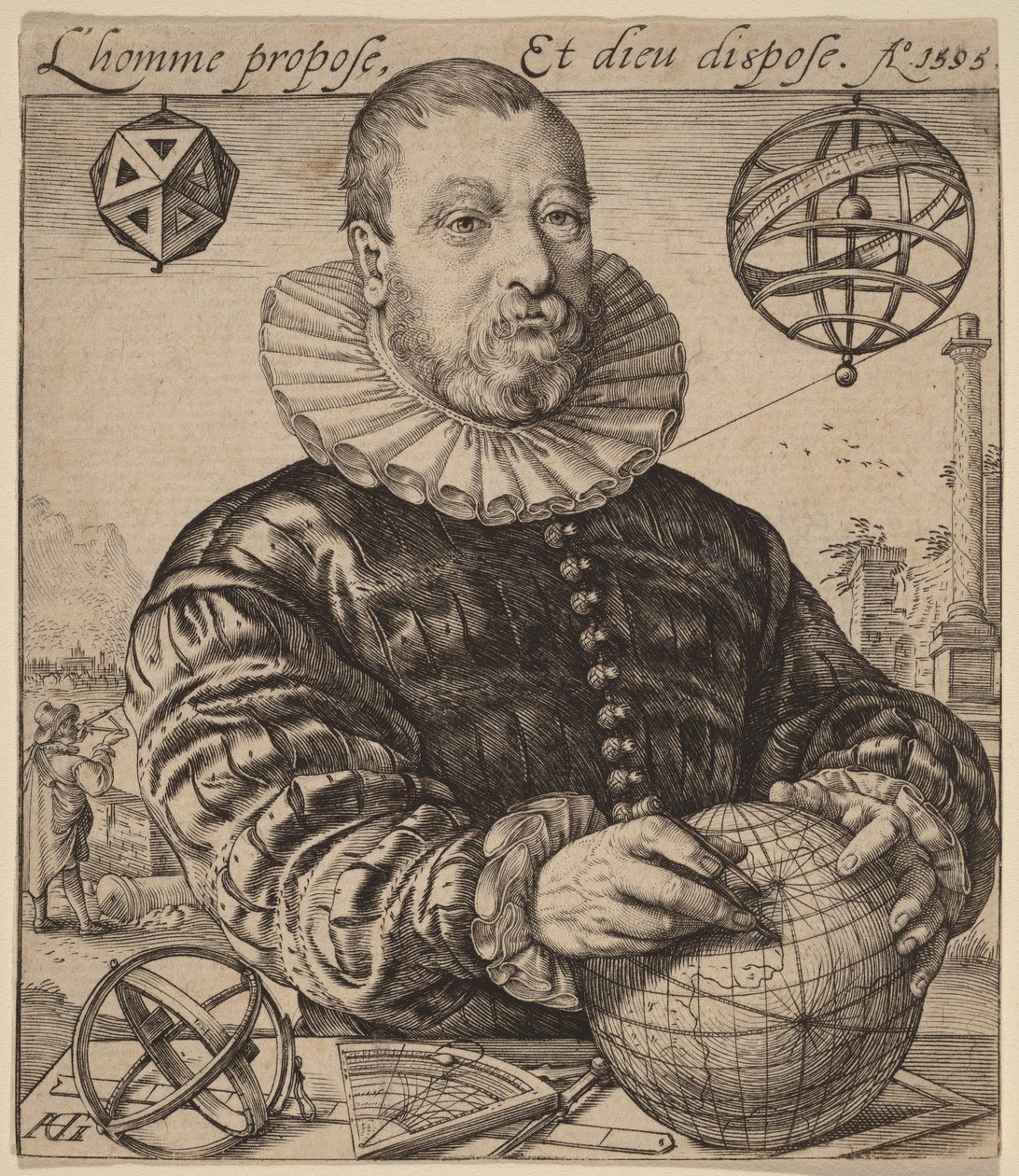 Nicolaus Petri van Deventer - Hendrick Goltzius