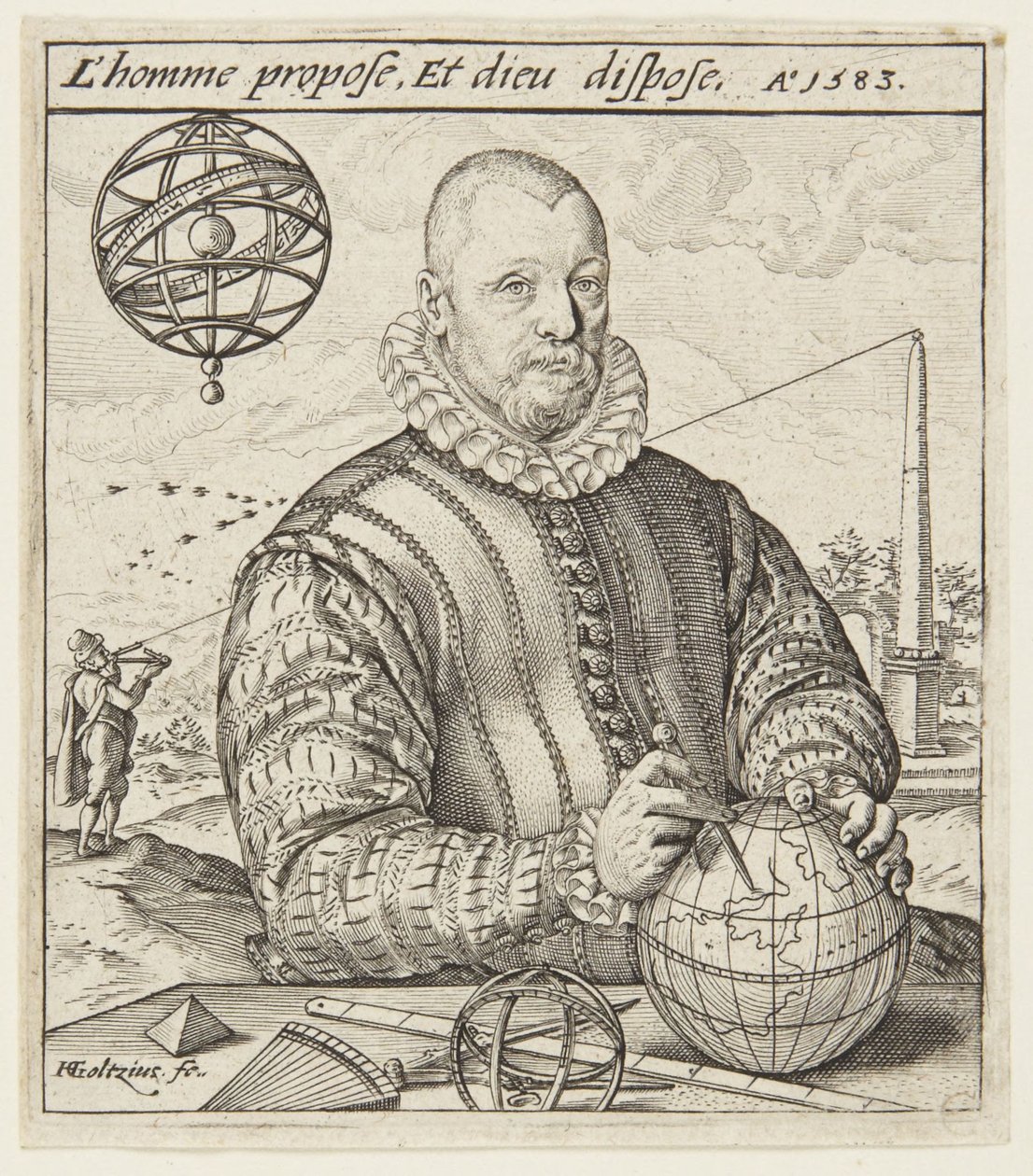 Nicolaus Petri van Deventer - Hendrick Goltzius