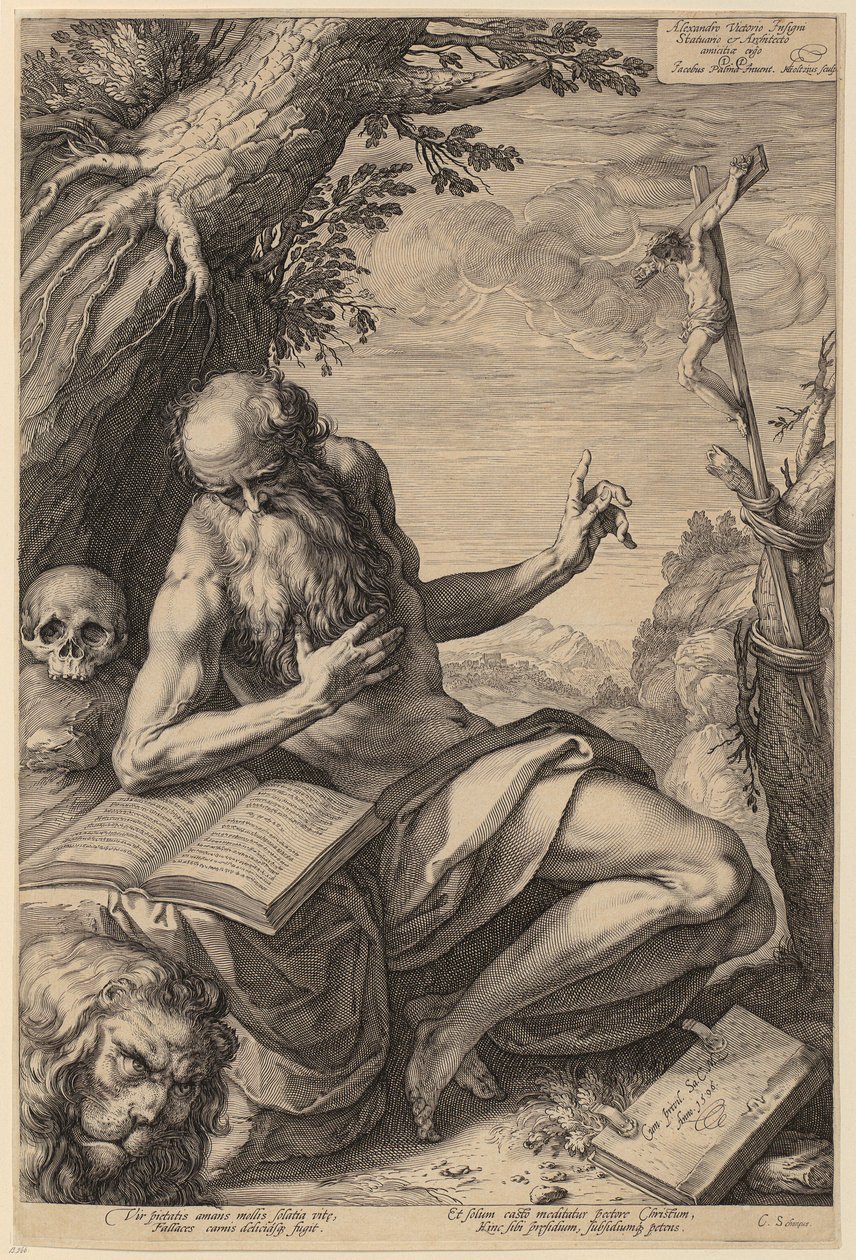 Portrait de Dirck Volckertsz. Coornhert - Hendrick Goltzius