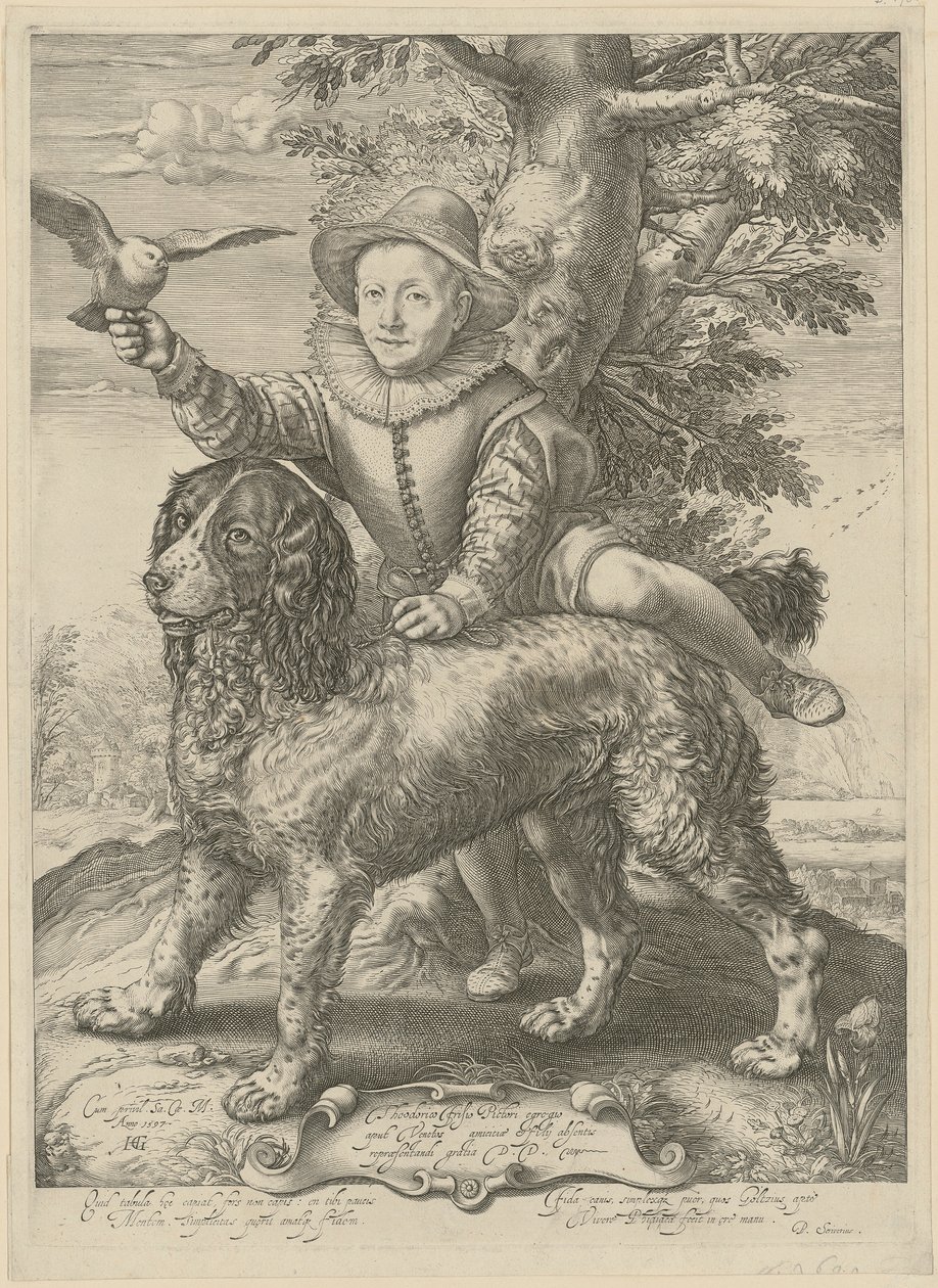Portrait de Frederik de Vries - Hendrick Goltzius