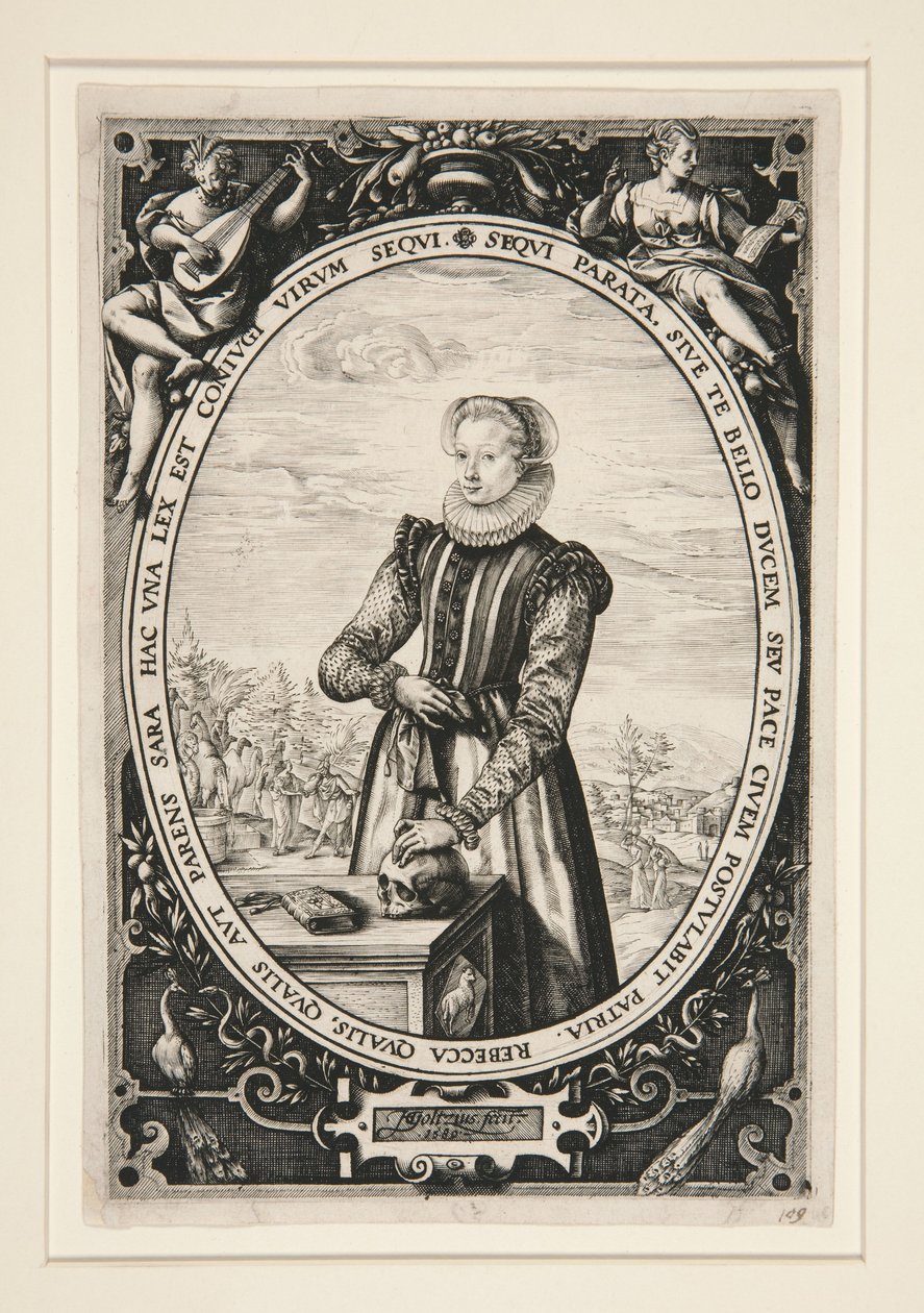 Portrait de Josina Hamels - Hendrick Goltzius