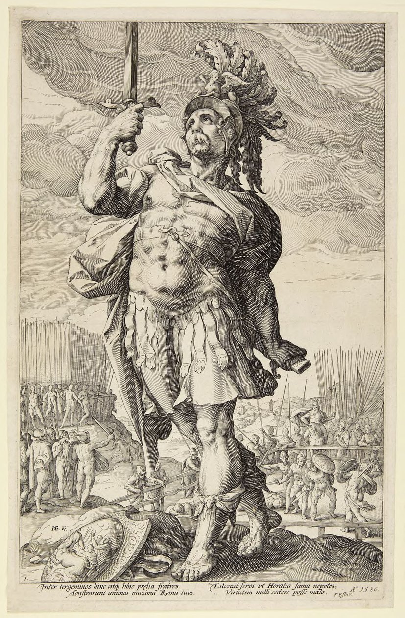 Publius Horatius - Hendrick Goltzius