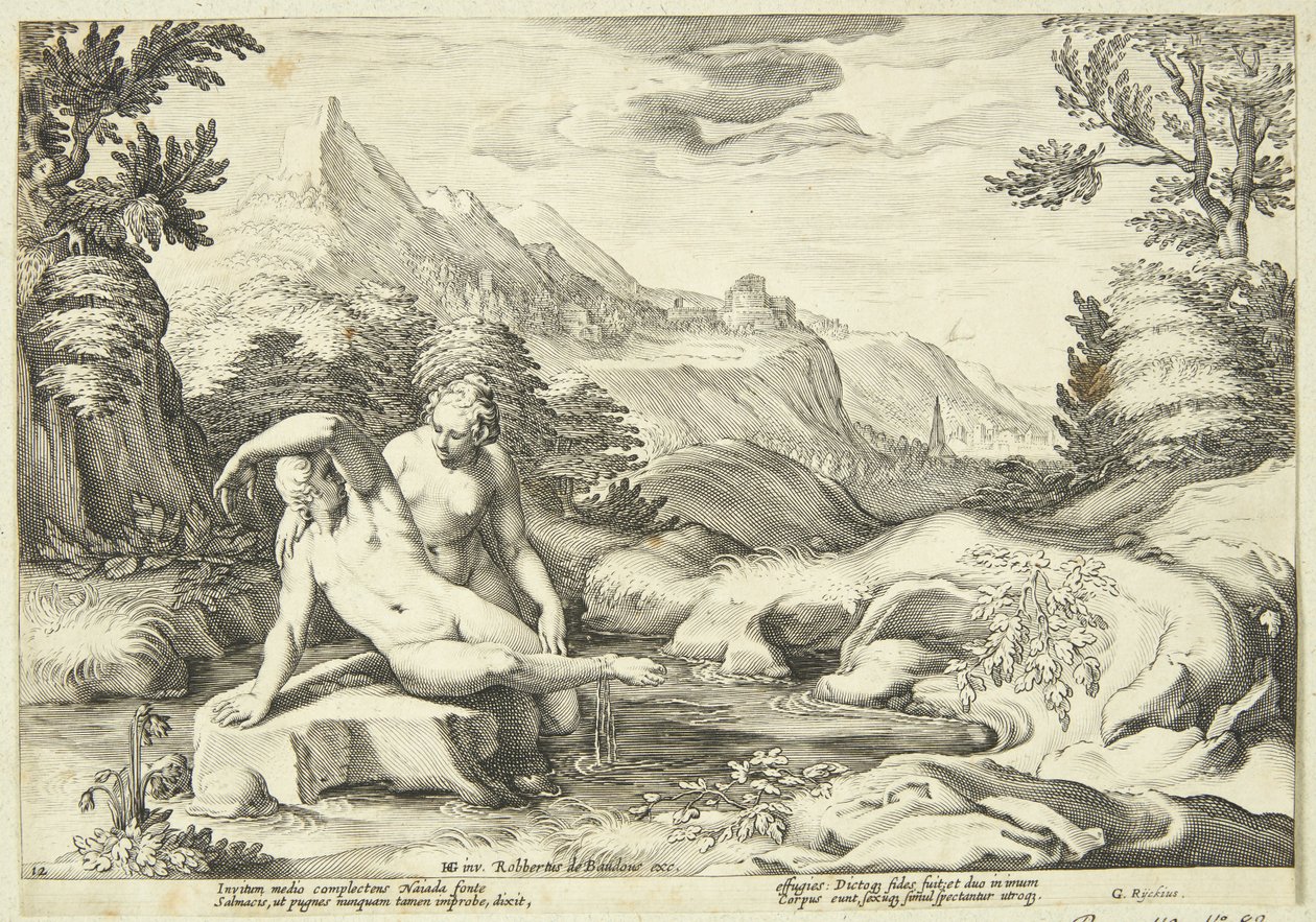 Salmacis et Hermaphrodite - Hendrick Goltzius