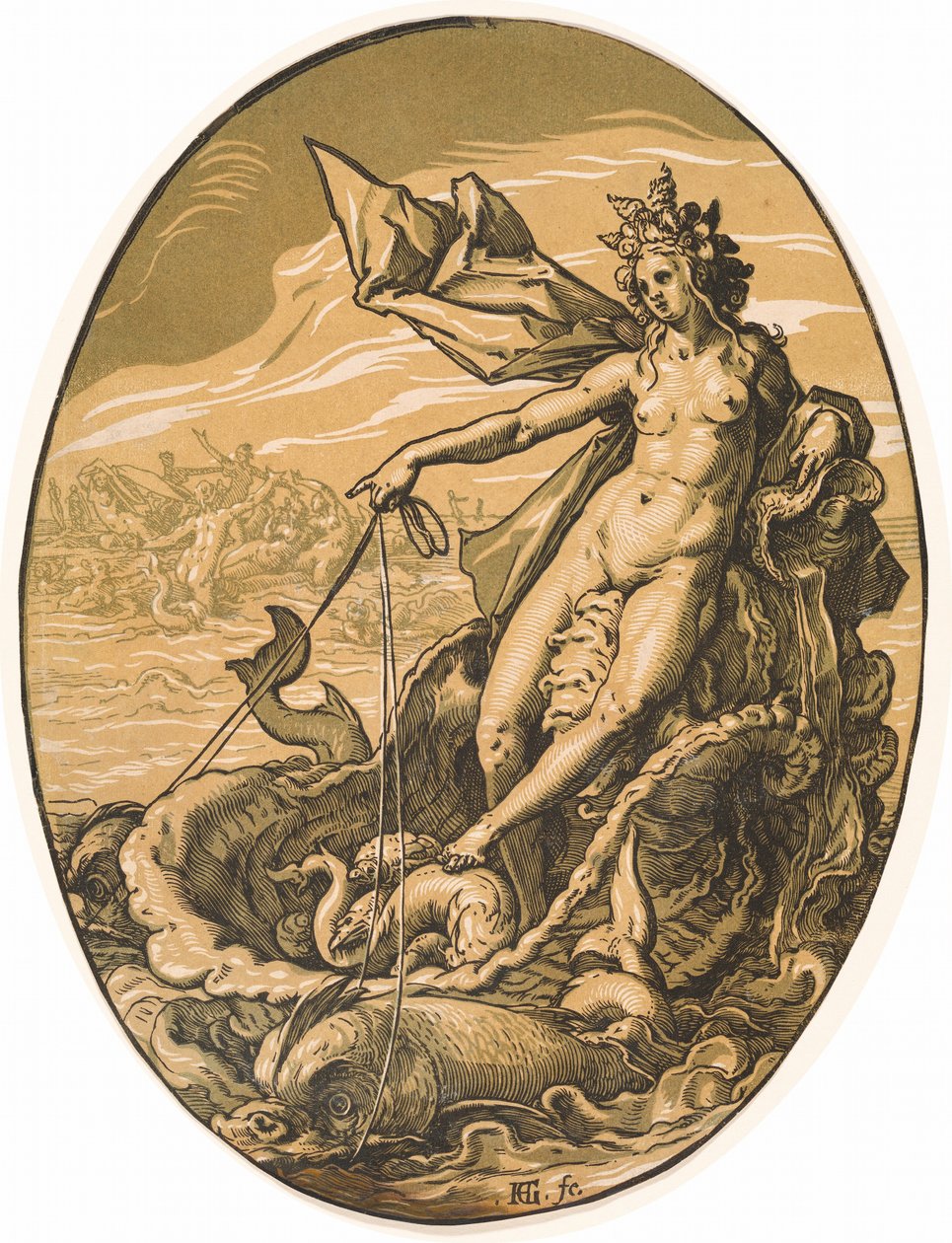 Téthys - Hendrick Goltzius