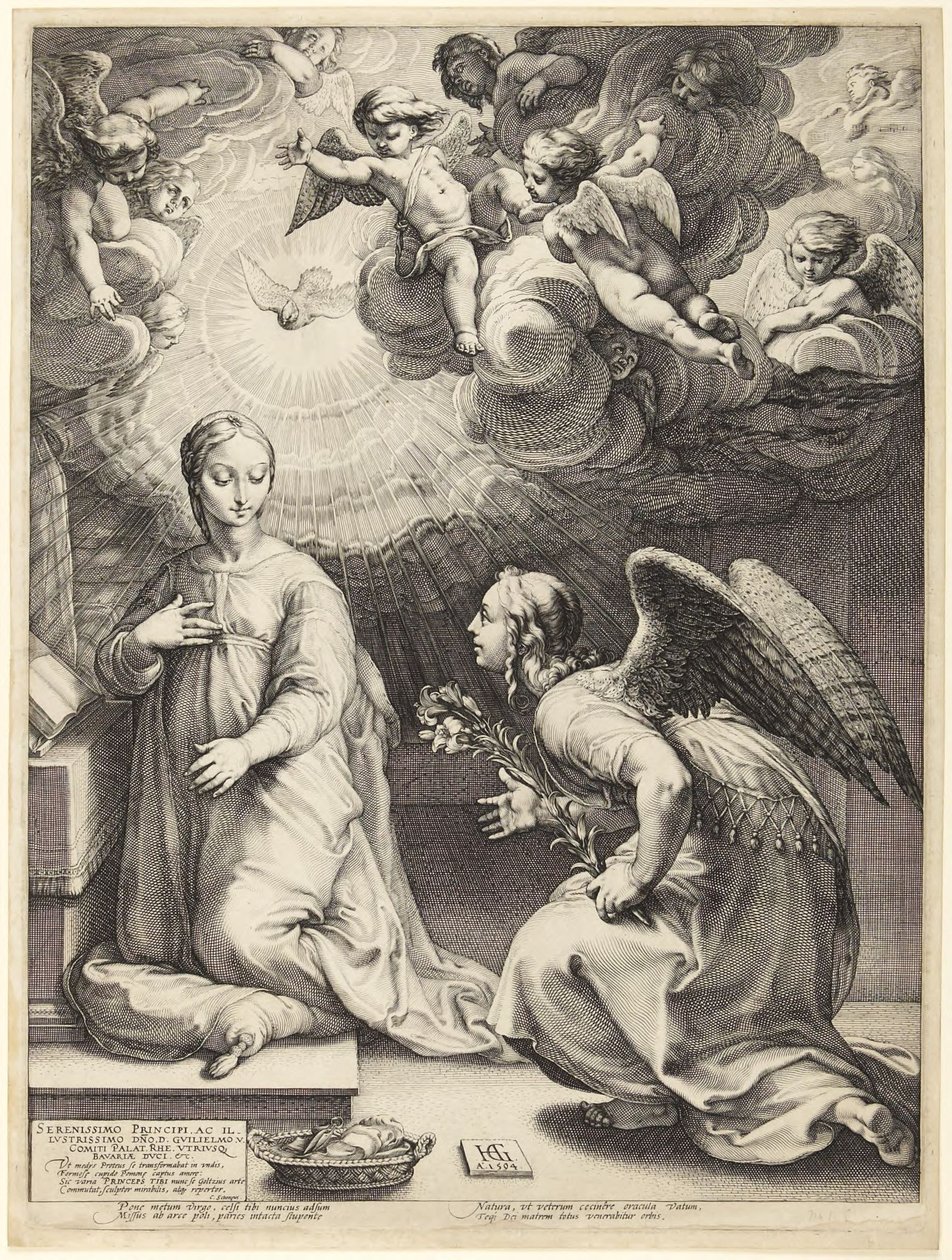 La naissance et la première vie du Christ - Hendrick Goltzius