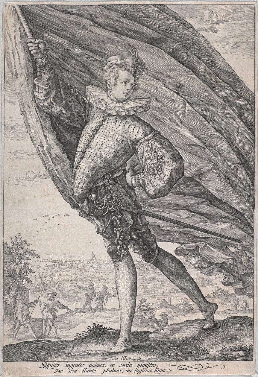 Le Grand Porte-étendard - Hendrick Goltzius