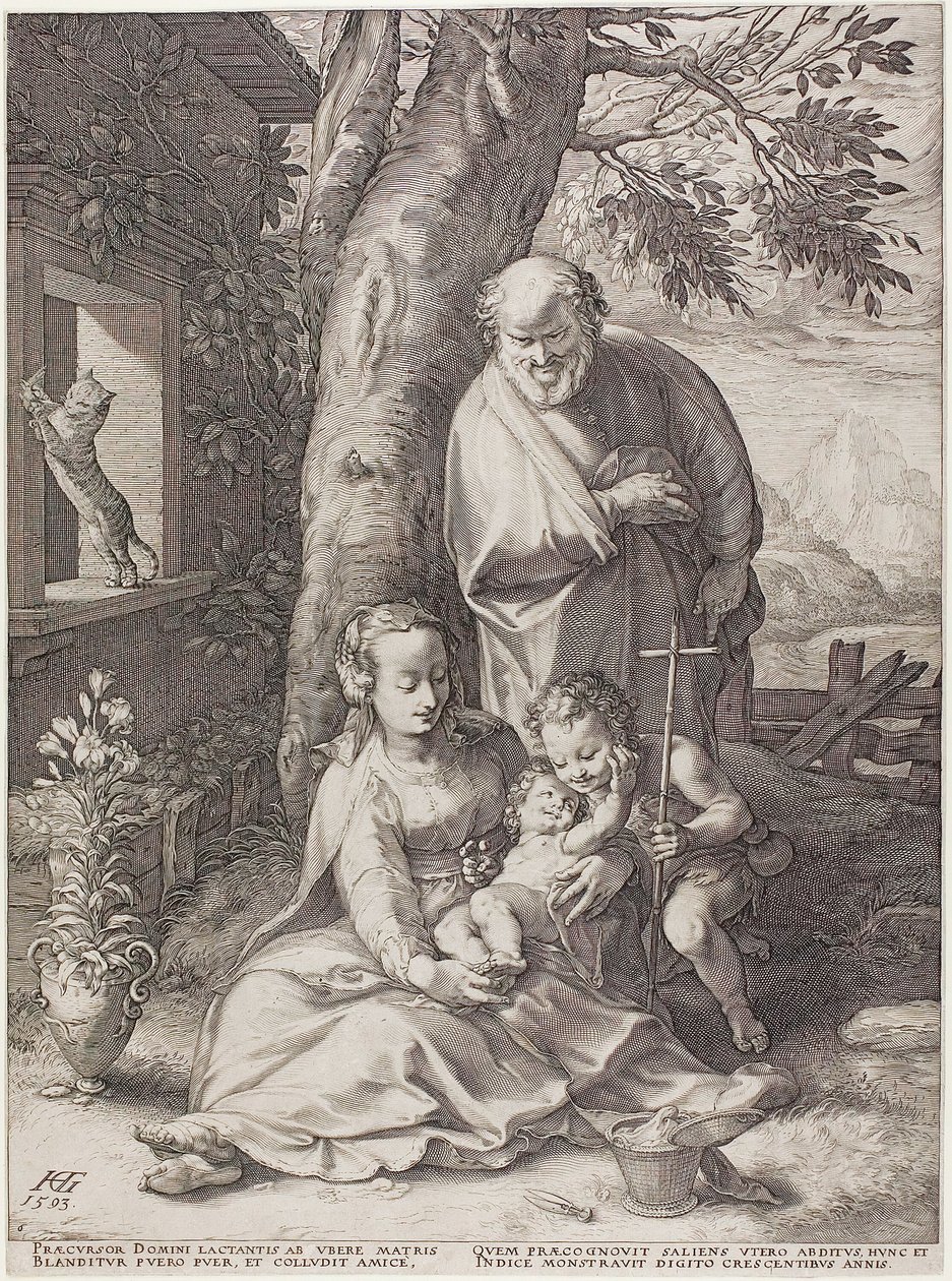 La Sainte Famille avec l