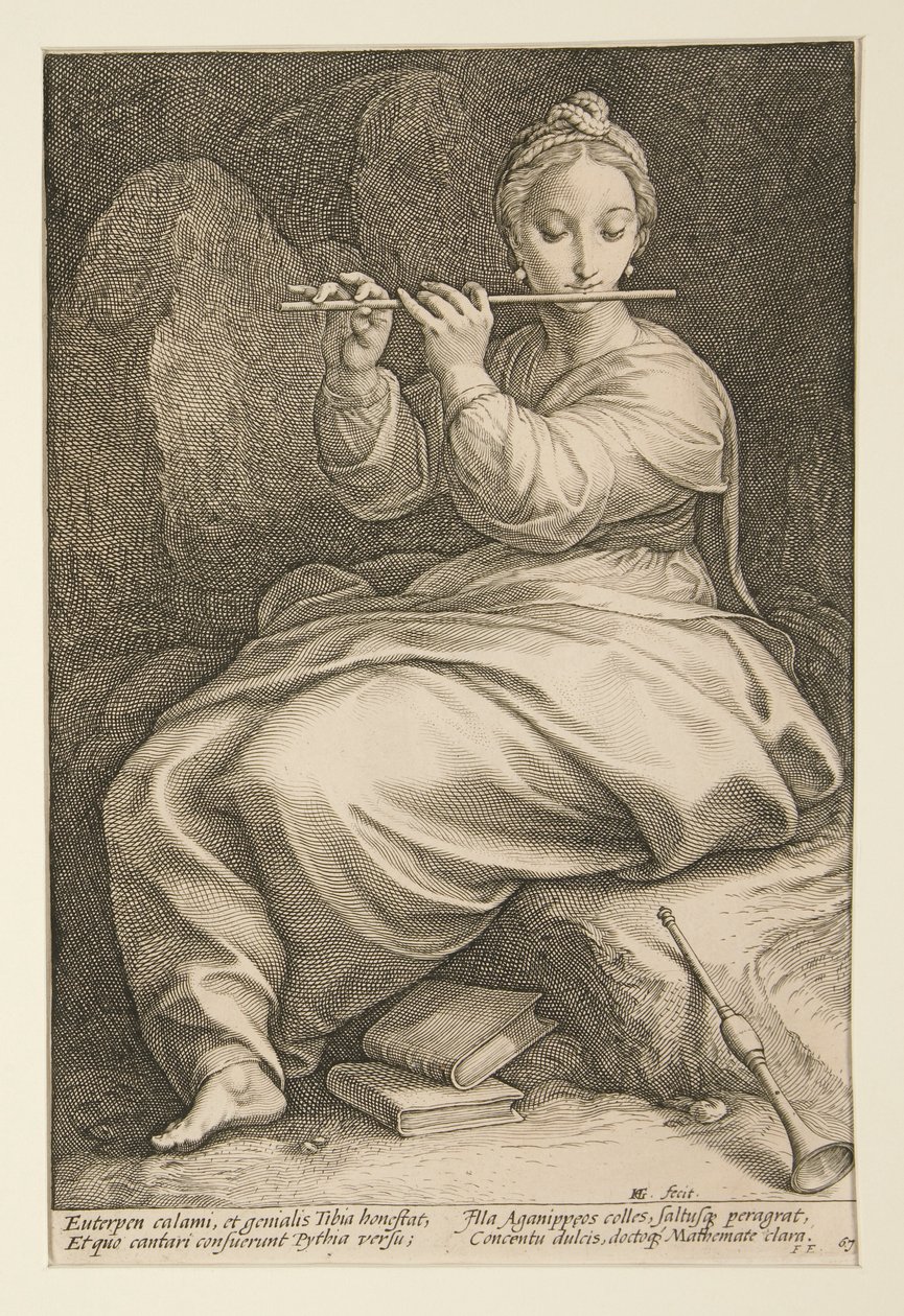 Les Neuf Muses : Euterpe, n° 6 d