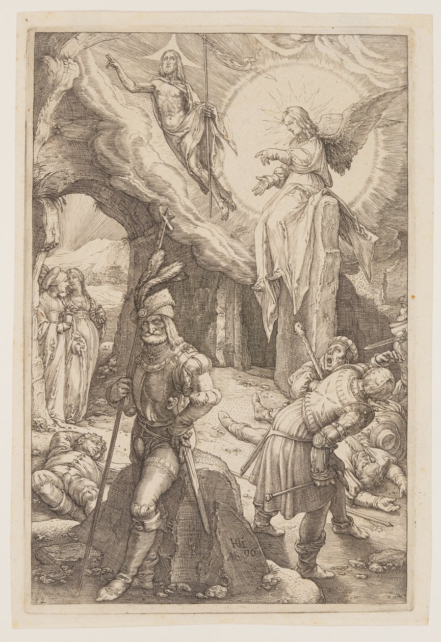 La Résurrection, tirée de La Passion - Hendrick Goltzius