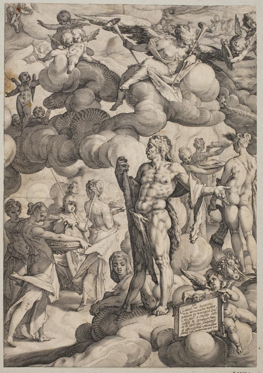 Le Mariage de Cupidon et Psyché - Hendrick Goltzius