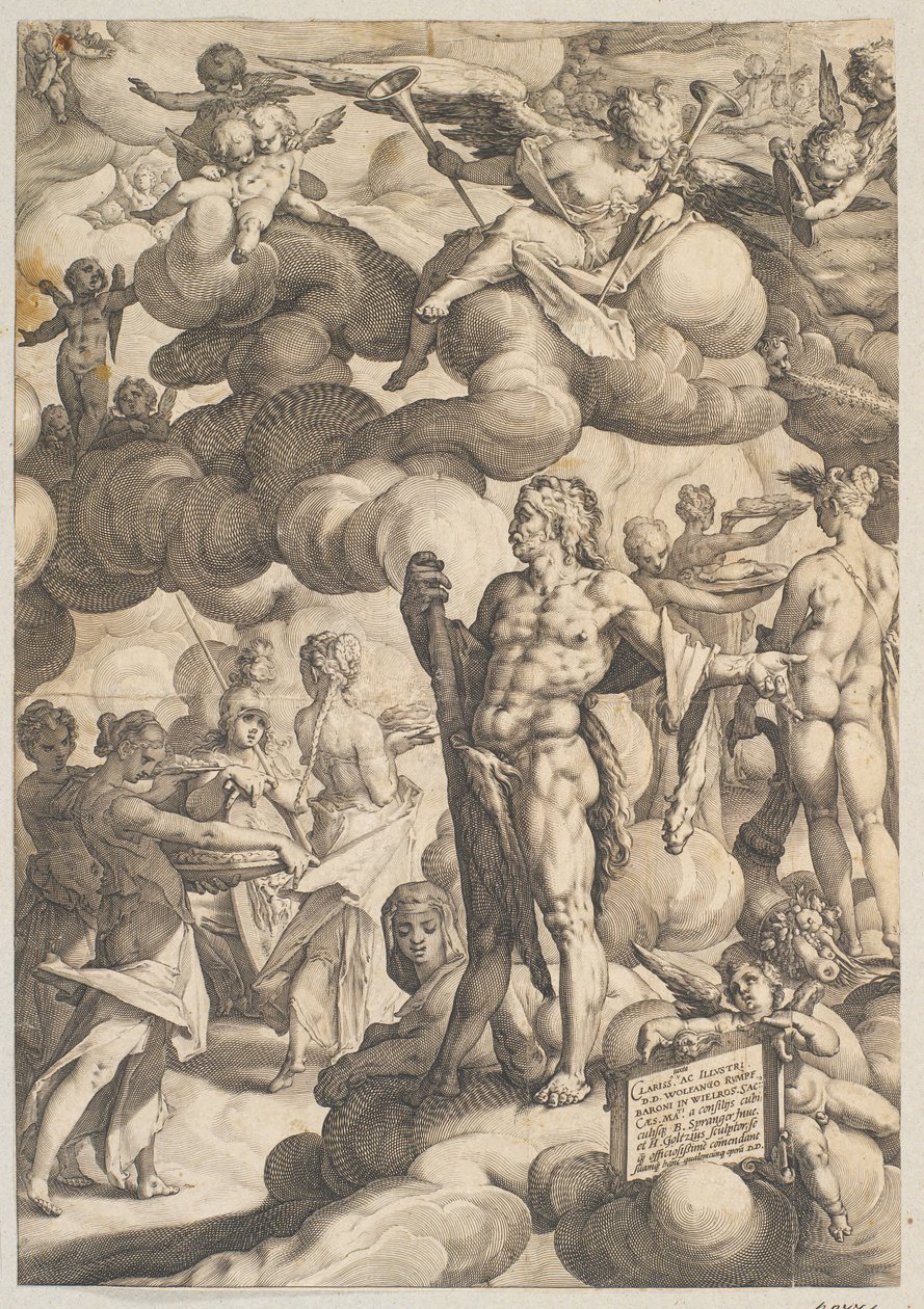 Le Mariage de Cupidon et Psyché - Hendrick Goltzius