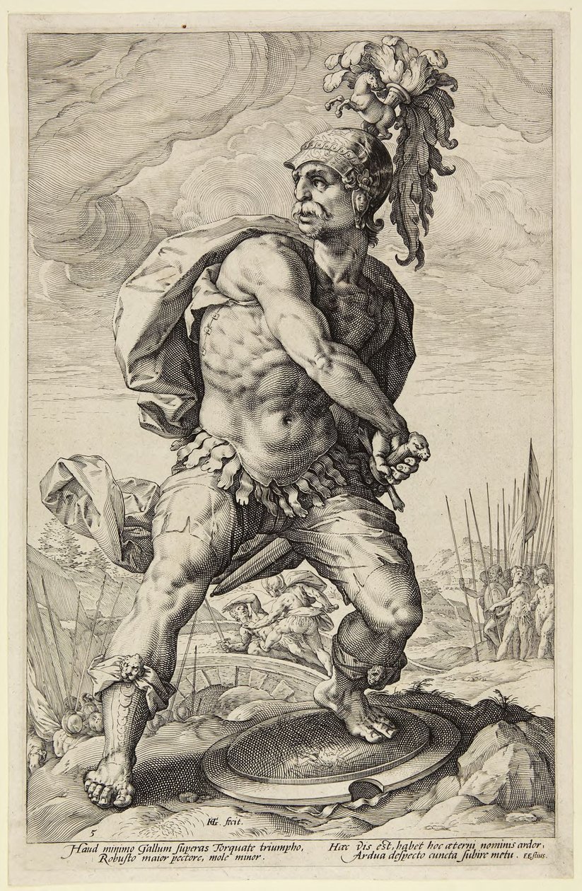 Titus Manlius Torquatus - Hendrick Goltzius