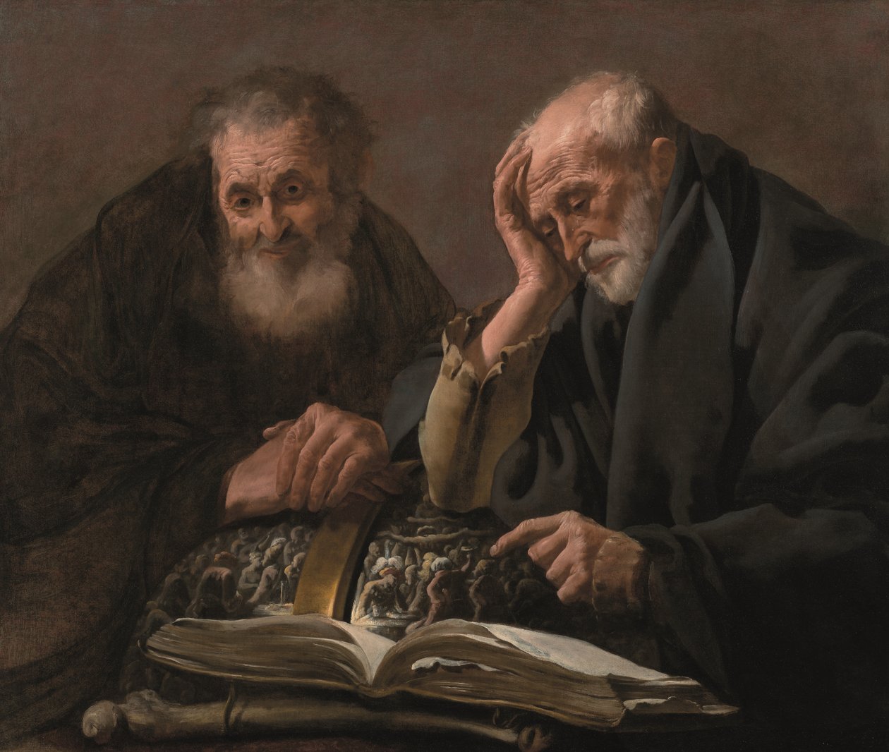 Démocrite et Héraclite, c. 1619-20 - Hendrick Jansz Terbrugghen