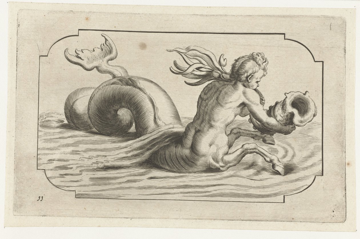 Hippocampe avec un torse masculin - Hendrick de Keyser (I)