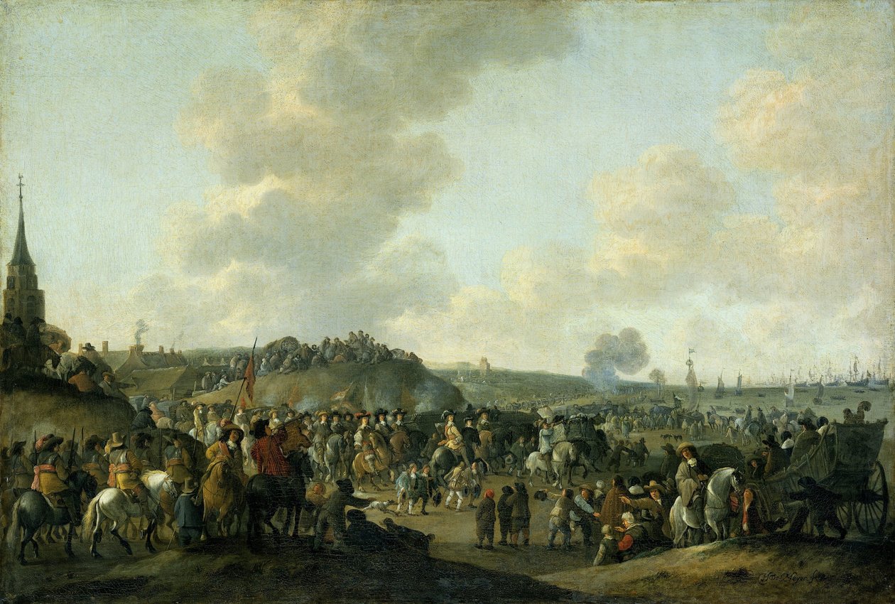 Le départ de Charles II d
