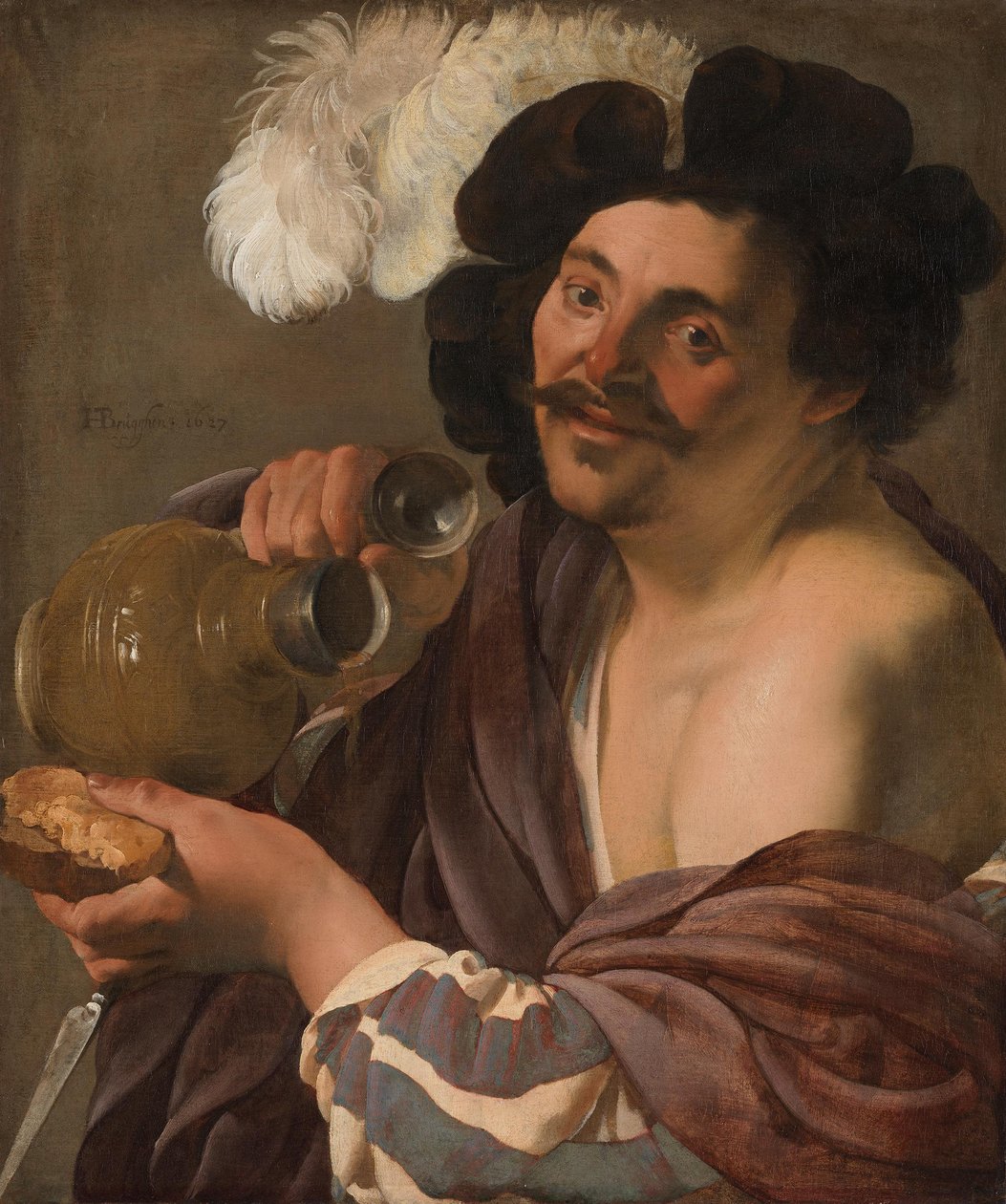 Le buveur - Hendrick ter Brugghen