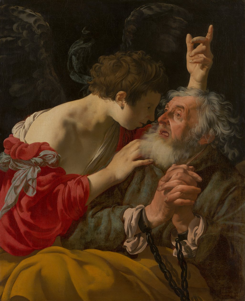 La libération de saint Pierre - Hendrick ter Brugghen