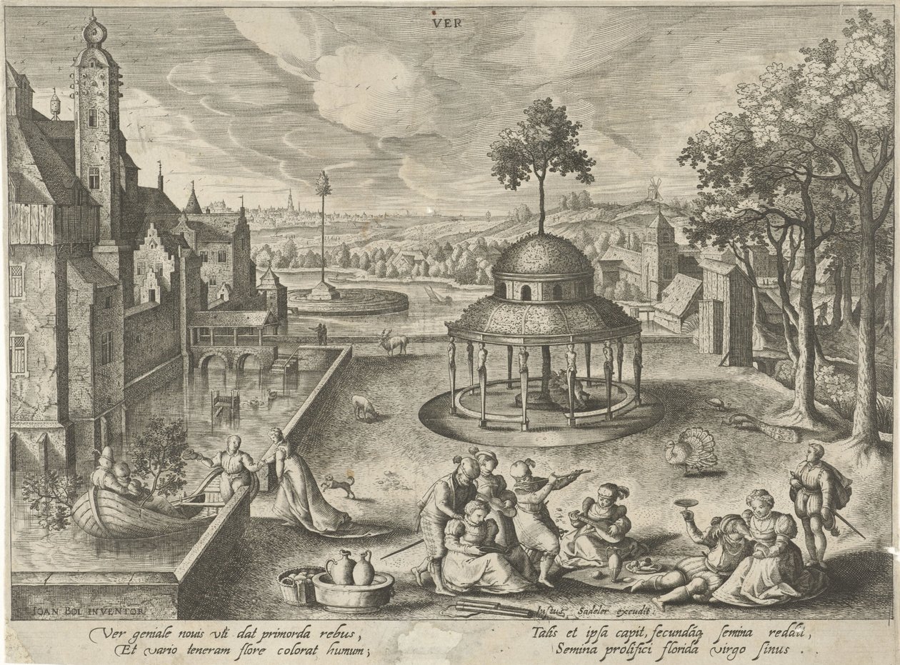Printemps (Les quatre saisons) - Hendrick van Schoel
