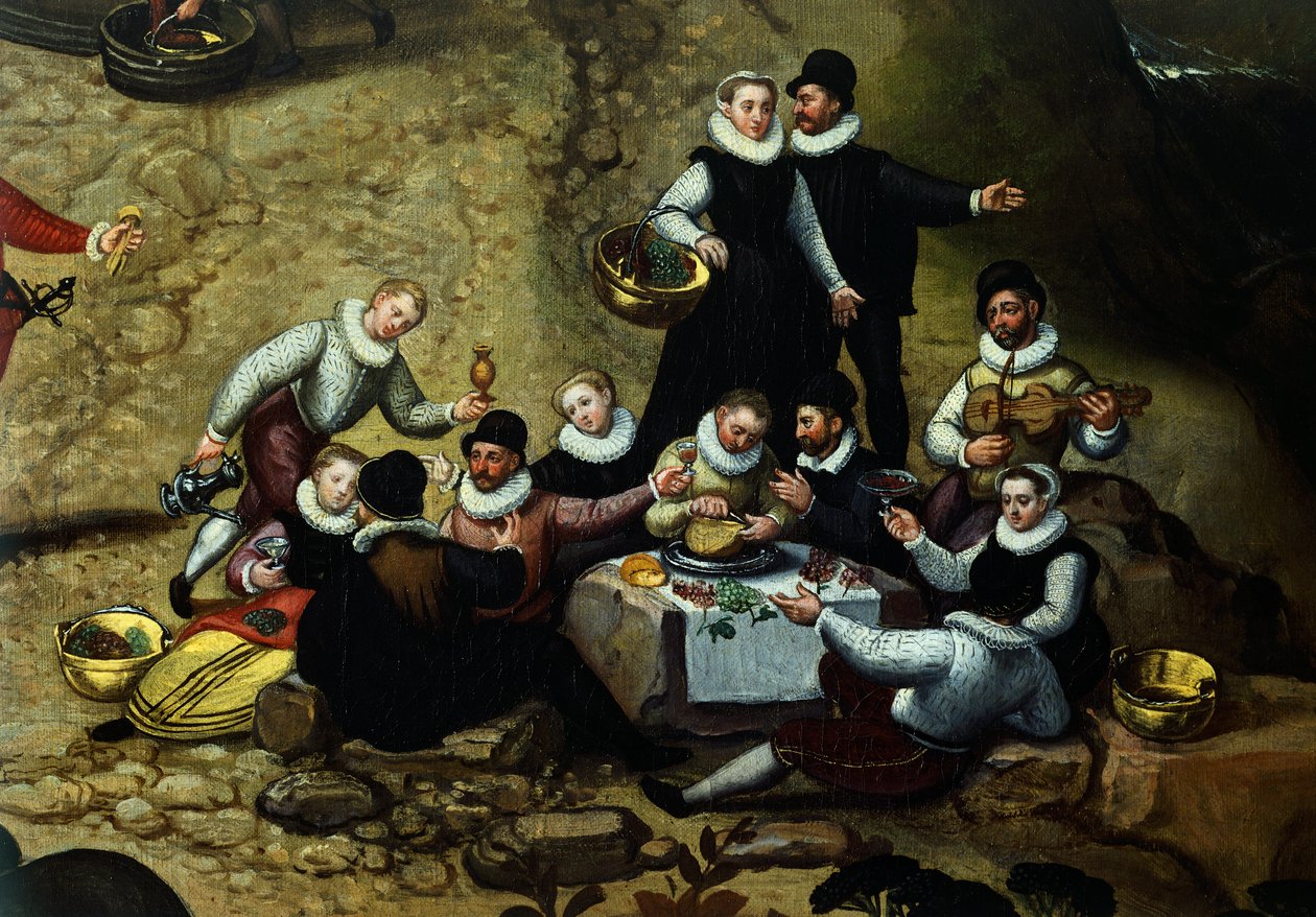 Foire de campagne, par Lucas van Valkenborch - Hendrick van den (1530 97) Broeck