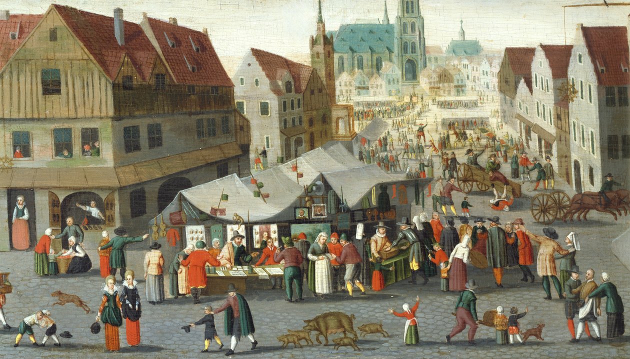 Place du marché - Hendrick van the younger Steenwijck