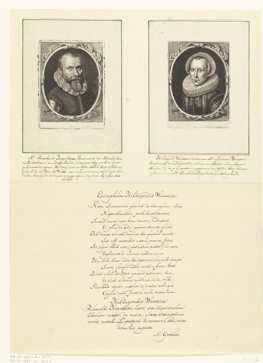 Portrait de Hillegonda Wentzen - Hendrik Bary