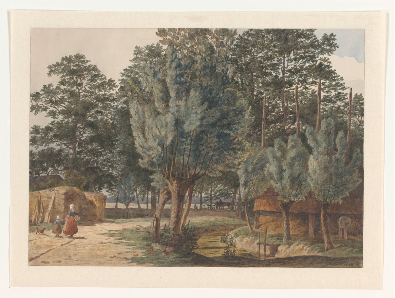 Sur le domaine Houdringe près de De Bilt - Hendrik Abraham Klinkhamer