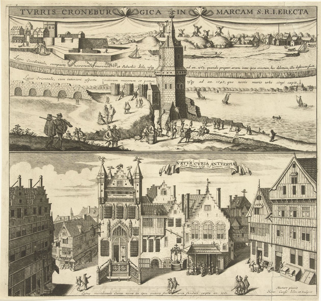 Vue de la Kroonenburg et de l