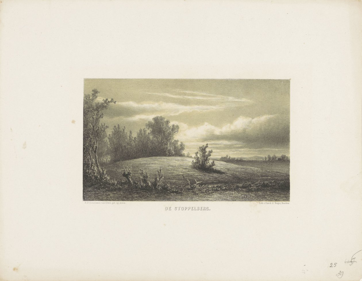 De Stoppelberg - Hendrik Dirk Kruseman van Elten