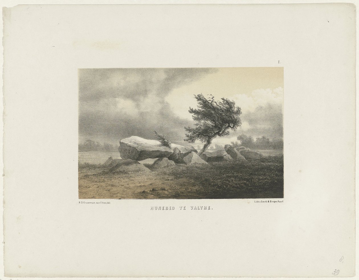 Dolmen à Valthe - Hendrik Dirk Kruseman van Elten