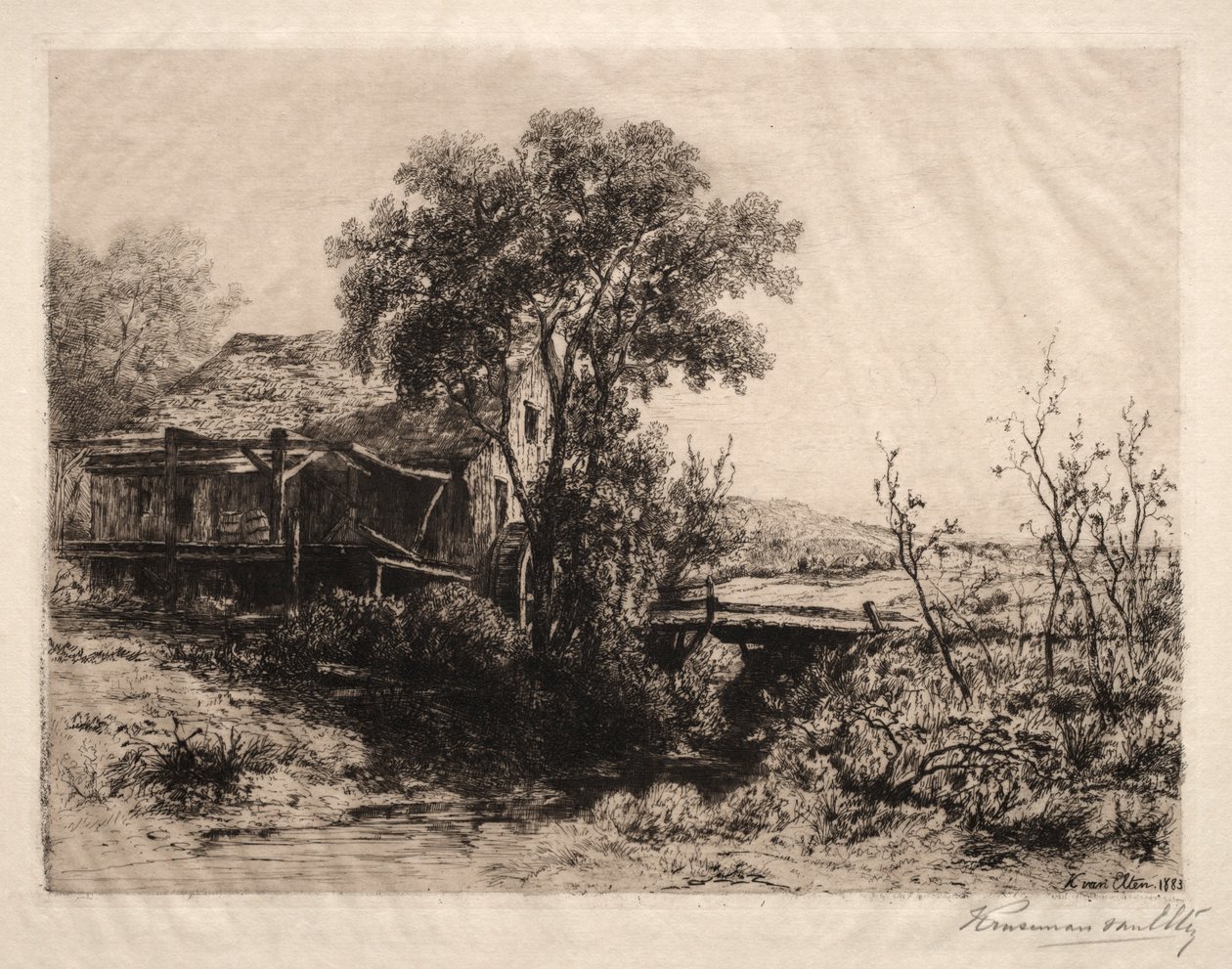 Le Moulin abandonné, 1883 - Hendrik Dirk Kruseman van Elten