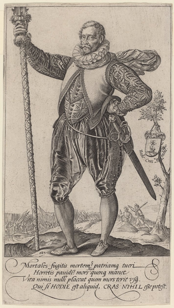 Un piquier tourné vers la gauche - Hendrik Goltzius