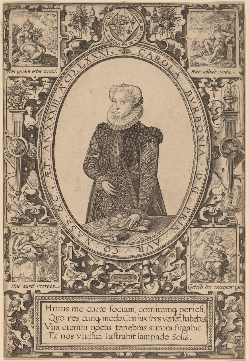 Charlotte de Bourbon - Hendrik Goltzius