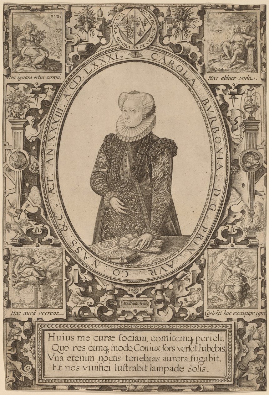 Charlotte de Bourbon - Hendrik Goltzius