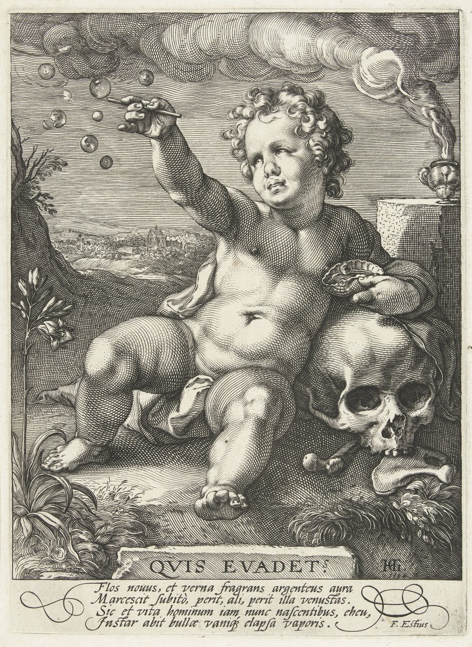 Homo Bulla, 1594 - Hendrik Goltzius