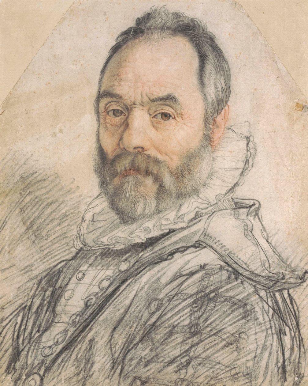 Portrait de Giovanni da Bologna 1529-1608, 1591 - Hendrik Goltzius