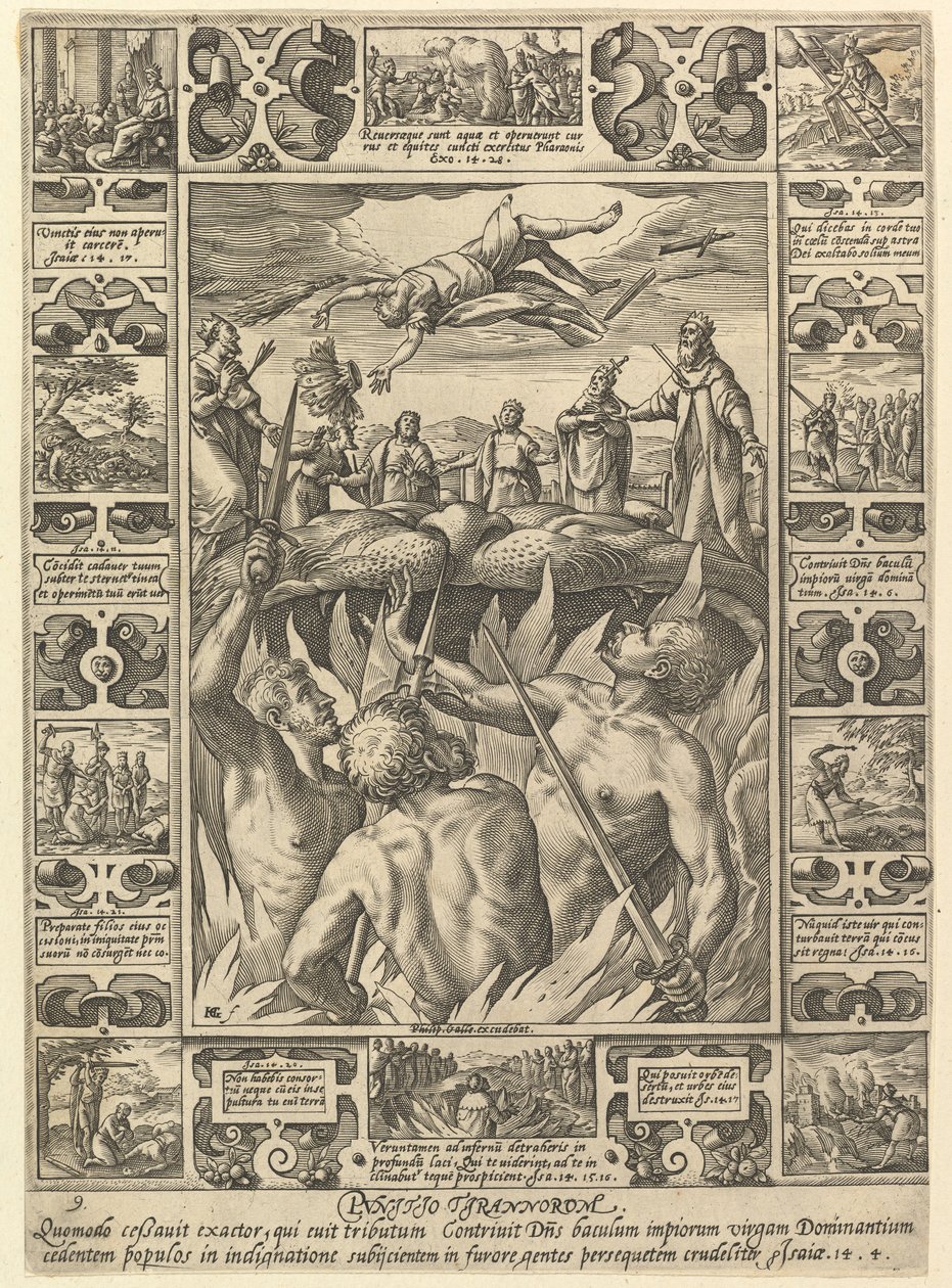 Punitio Tirannorum, des Allégories de la Foi Chrétienne, des Allégories Chrétiennes et Profanes - Hendrik Goltzius