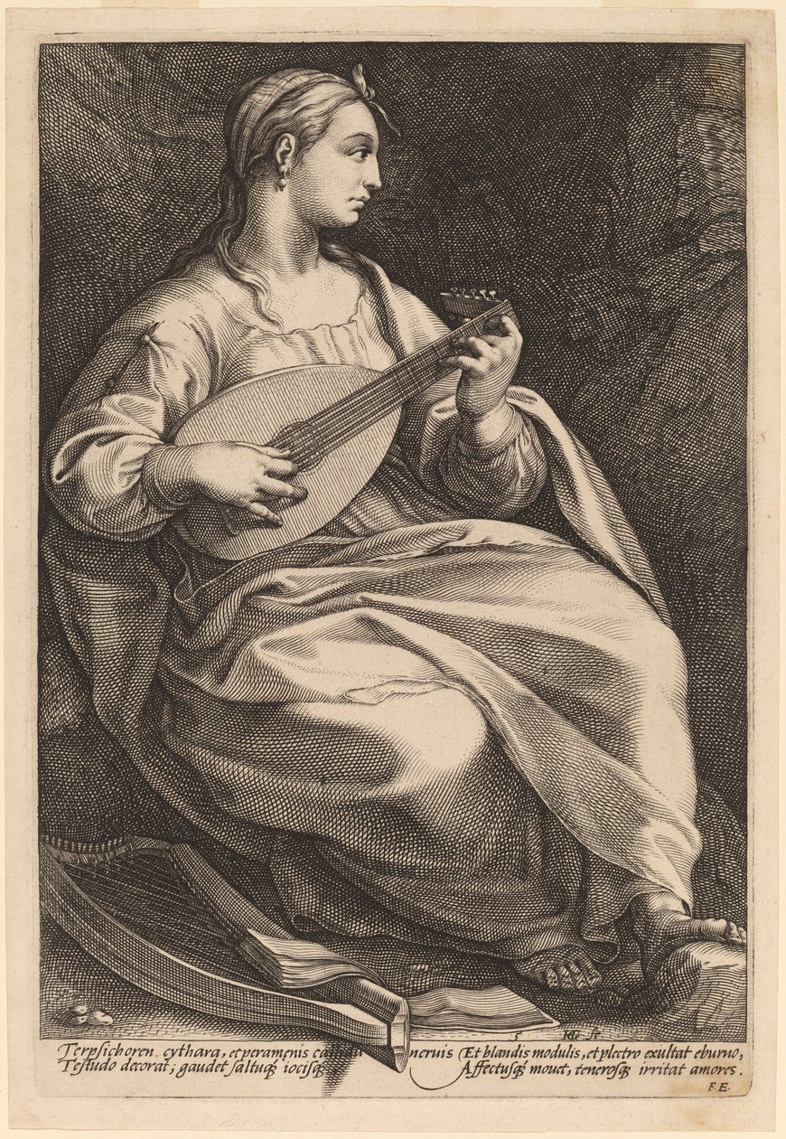 Terpsichore - Hendrik Goltzius