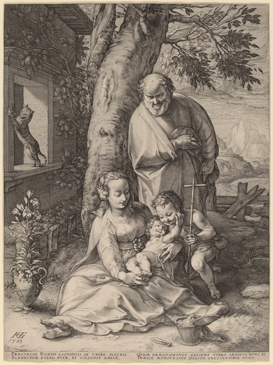 La Sainte Famille avec l