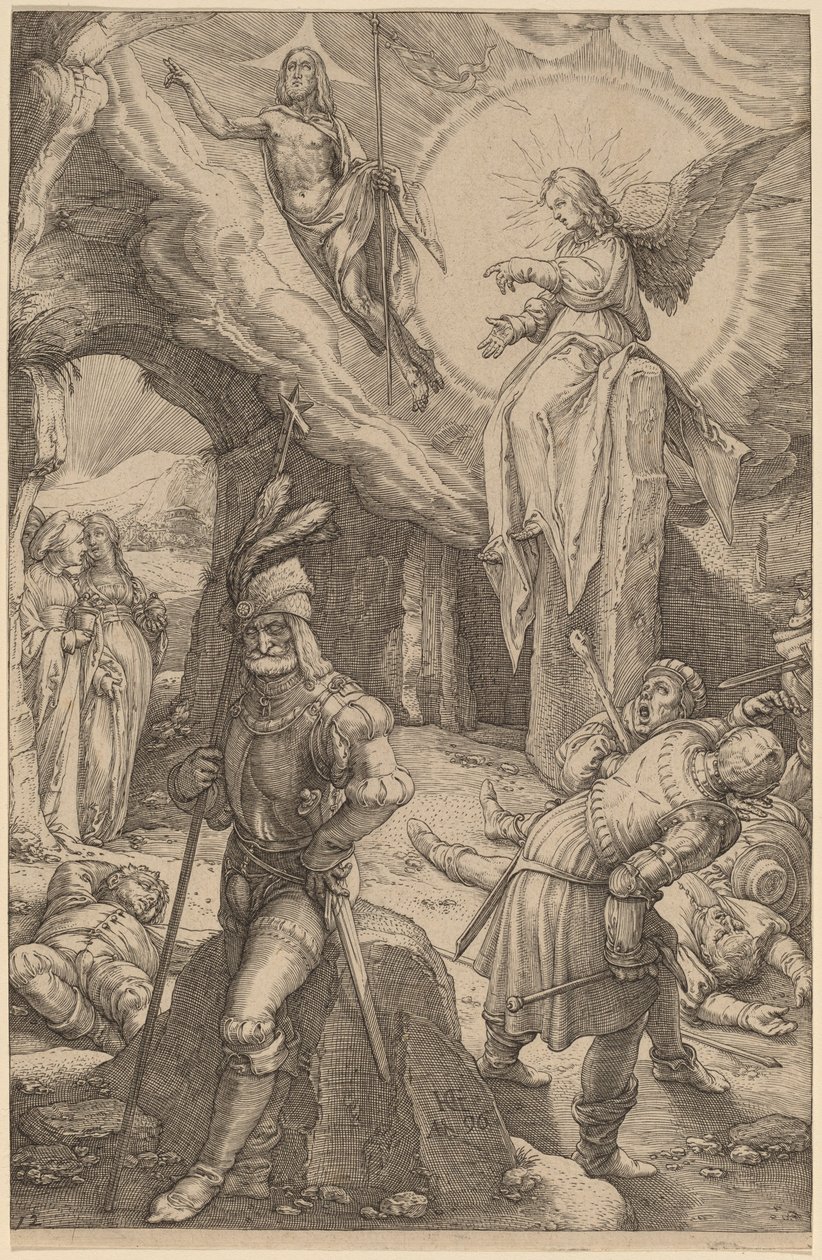 La Résurrection - Hendrik Goltzius