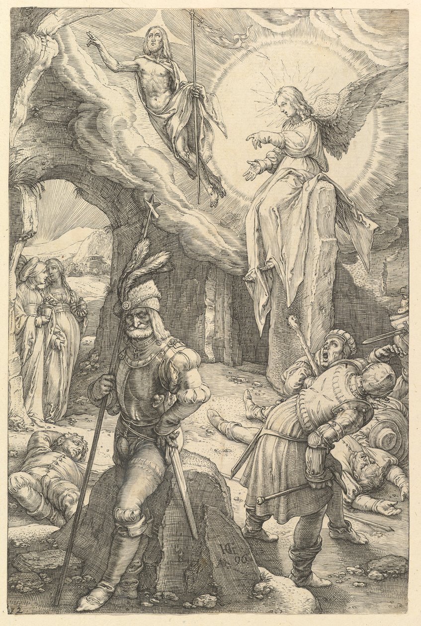 La Résurrection, de La Passion du Christ, 1596 - Hendrik Goltzius