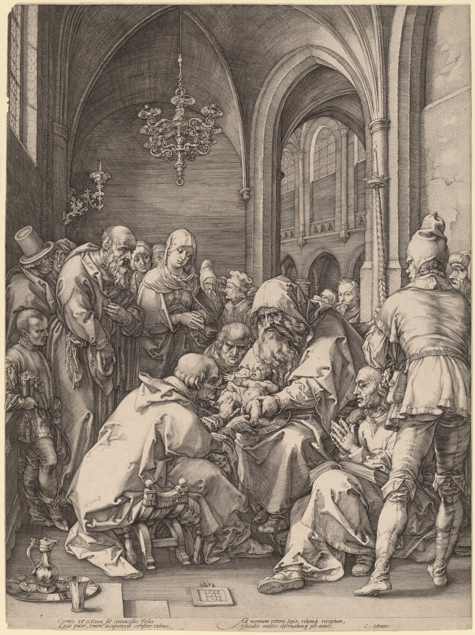 La Circoncision - Hendrik Goltzius in the style of Albrecht Dürer