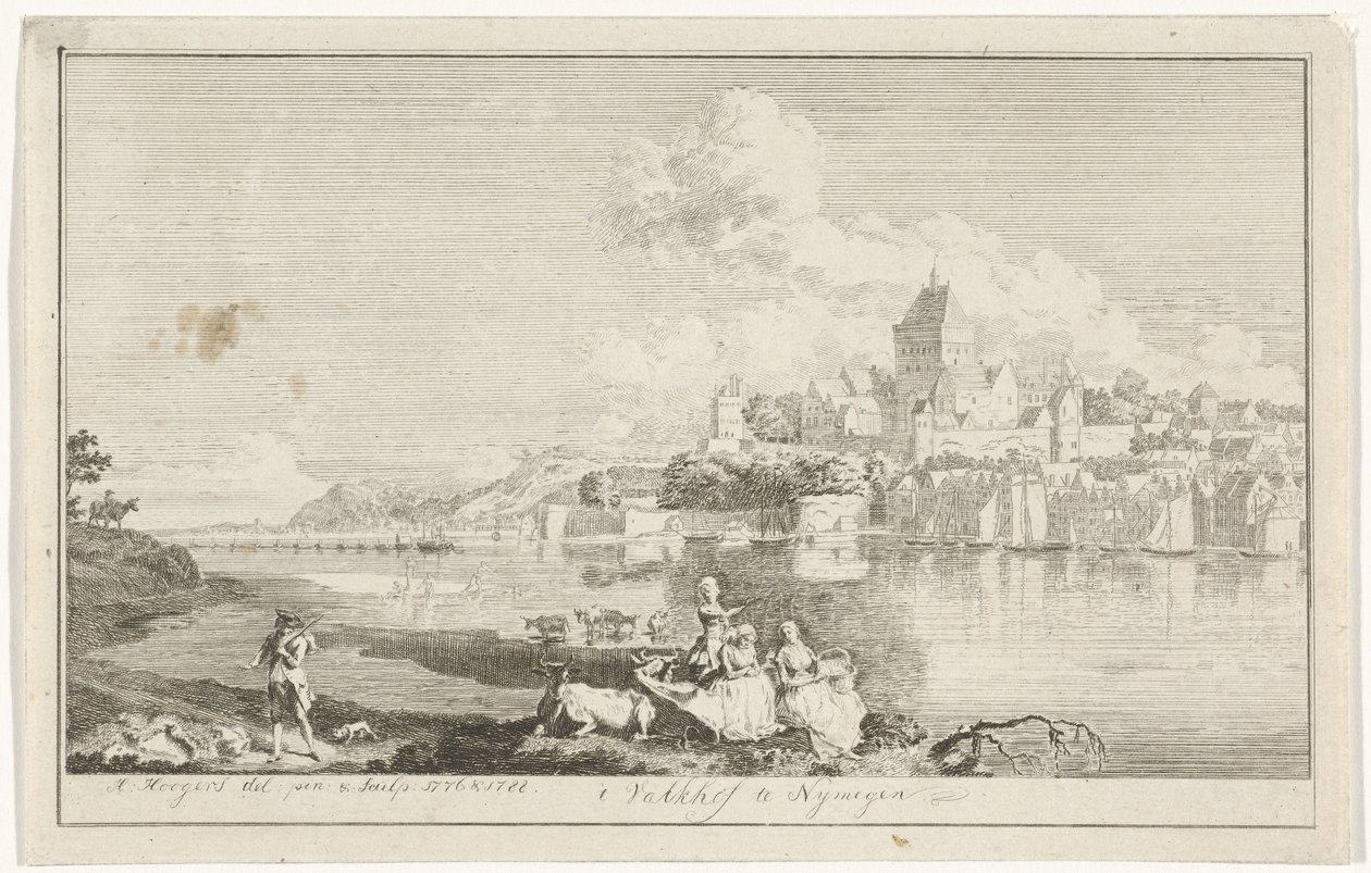 Vue du Valkhof à Nimègue - Hendrik Hoogers