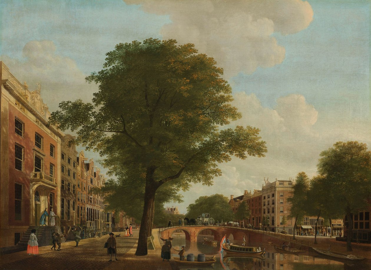 Vue du Herengracht près de la Leidsestraat, Amsterdam - Hendrik Keun