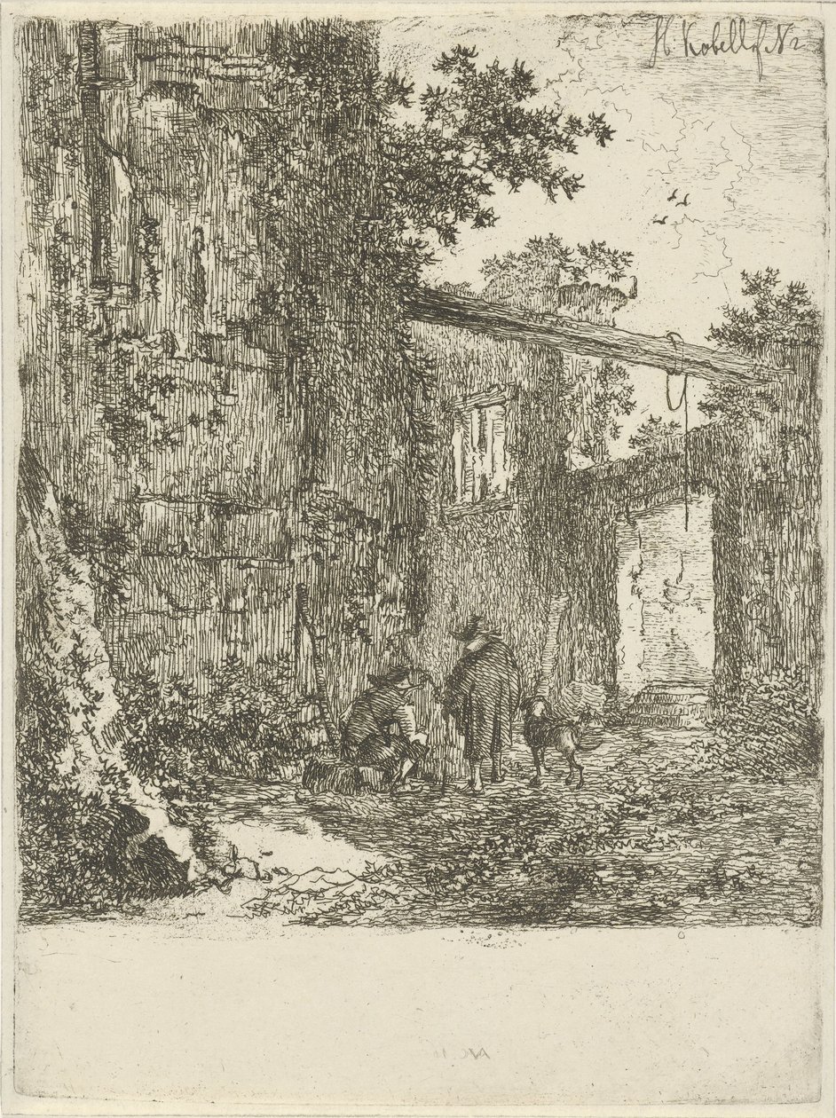 Ruine envahie par la végétation - Hendrik Kobell
