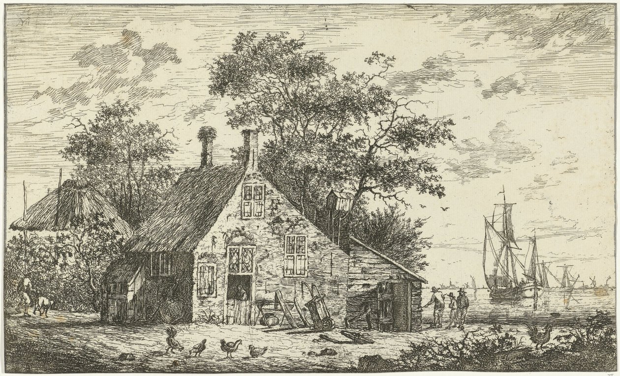 Ferme au bord d